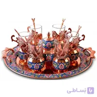 سرویس چای خوری سینی گرد ا Tea Tray Round