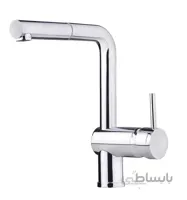 شیر ظرفشویی شلنگدار مدل شبنم کروم راسان ا showersinkmix shabnam chorom rassan