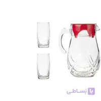 ست پارچ و لیوان کریستال نوری تازه سری آرنا