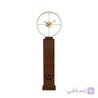 ساعت ایستاده و کنار سالنی لوتوس مدل 14140 قهوه ای