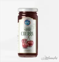 مربا آلبالو ۳۰۰ گرمی شیشه بهانه بسته بندی ۱۲ عددی