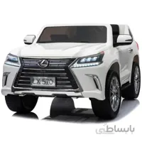 ماشین شارژی لکسوس LX570 White ا Lexus LX 570 Suv 4x4 Bianca Baby Ride On Car