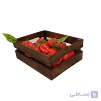 جعبه چوبی طرح ایکیا مدل h 10 رنگ قهوه ای