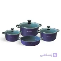سرویس 7 پارچه کاج تفلون مدل دالیا