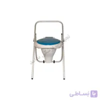 توالت تاشو ساده آلومینیوم مدل ایبکا