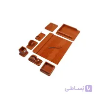 ست رومیزی چرم طرح کروکدیل