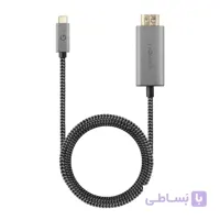 کابل تبدیل USB-C به HDMI انرجیا مدل Fibra Tough طول 2 متر