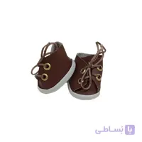 کفش عروسک چرمی کد 7663K
