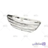 جلو پنجره اسپرت تیبا طرح سه خط استیل ا 3Line Front Grill For Tiba Silver