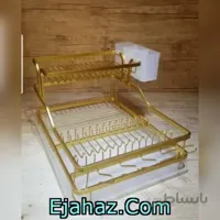 آبچکان دو طبقه آلمینیوم طلایی