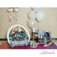 تشک بازی مخمل طرح فیل
