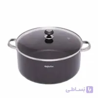 قابلمه کاج تفلون سایز 28 درب پیرکس