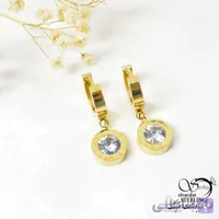 گوشواره زنانه تک نگین