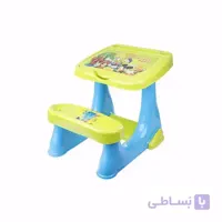 میز تحریر زرد رنگ کودک دانا