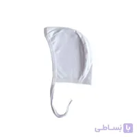کلاه بندی نوزادی سفید بی بی سان