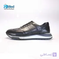 کفش چرم مردانه جی اف اس مدل Tornado – رنگ مشکی