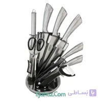سرویس چاقو آشپزخانه 9 پارچه بونیتو کد 803 استیل