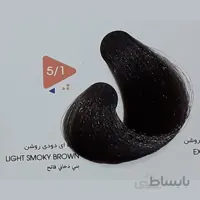 رنگ مو ویتامول (Vitamol) قهوه ای دودی روشن (شماره 5/1 دودی) حجم 120 میل