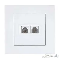 تلفن دو سوکت پارت الکتریک مدل تابش ا Telephone with two sockets Part Electric radiation model