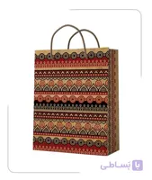 ساکدستی فانتزی با کاغذ کرافت کد10247