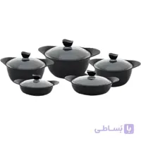 قابلمه 10 پارچه گرانیتی وایکینگ مشکی