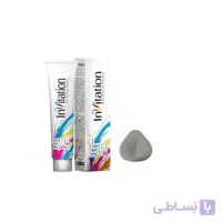 رنگ مو اینویتیشن شماره 4.GLحجم 120 میلی لیتر رنگ سربی گرانیتی