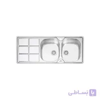 سینک پرنیان استیل مدل 1224
