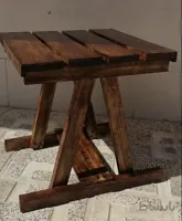 نیمکت چوبی تک نفره