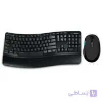 کیبورد و ماوس بی سیم مایکروسافت مدل Desktop Sculpt ا Microsoft Desktop Sculpt Comfort Wireless Keyboard and Mouse
