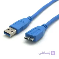 کابل هارد اکسترنال 1.5 متری آبی تمام مس