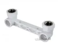 زانویی زوج یکسر بوشن فلزی آذین