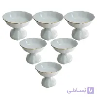 مجموعه ظروف هفت سین 6 پارچه مدل نیلوفری