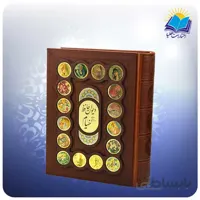 ست کتاب نفیس ديوان حافظ و رباعيات خيام وزيری کاغذ عطری با جعبه MDF هدیه(كد2168)