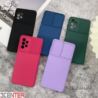 قاب سیلیکونی محافظ لنز دار Slide Camera Lens Case Samsung A32 4G