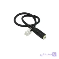 تبدیل سوکت تلفن به هدست تسکو مدل TSCO-TCRA1401 کد 270785