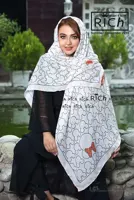 روسری نخی میکی موس سفید