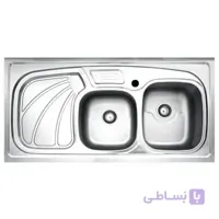 سینک ظرفشویی روکار بیمکث ا Bimax Double Bowl Sink BS910