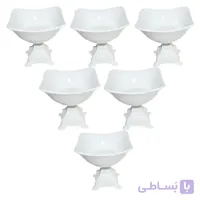 مجموعه ظروف هفت سین 6 پارچه مدل مهسا