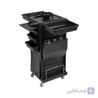 میز ترولی آرایشگاهی صنعت نواز مدل SN-4419 ا Industrial hairdressing trolley table model SN-4419