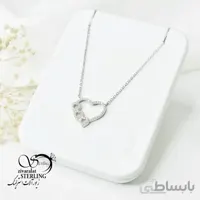 گردنبند نقره زنانه طرح قلب