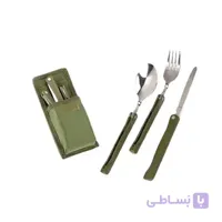 ست قاشق چنگال و کارد تاشو مسافرتی
