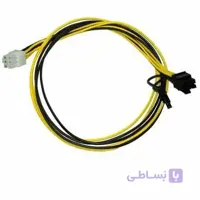 کابل برق کارت گرافیک 6 پین به 8 پین دایا طول 70سانتی متر ا Daya 6Pin to 8Pin GPU Power Cable 70cm