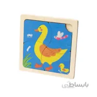 پازل چوبی 4 تکه طرح حیوانات بیس 8128