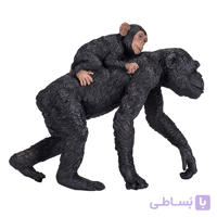 فیگور مینیاتوری شامپانزه با بچه