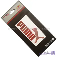 استیکر (برچسب) لیزری خودرو طرح پوما PUMA تک رنگ سایز کوچک