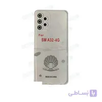 قاب گوشی A32 4G کاور ژله ای شفاف با محافظ لنز دوربین سامسونگ Samsung A32 4G ا Clear Cover Camera Protection Case For Samsung Galaxy A32 4G