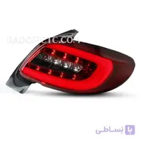 خطر عقب پژو ۲۰۷ NGCO قرمز سفید
