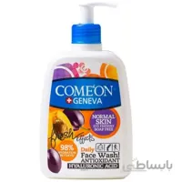 ژل شستشوی صورت کامان مخصوص پوست های نرمال حجم 500 میل ا Comeon Face Wash For normal Skin 500 ml کد 379146