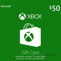 خرید گیفت کارت 50 دلاری ایکس باکس GIFT CARD 50 USD XBOX
