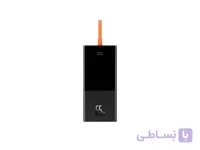پاوربانک ظرفیت 20000mAh فست شارژ باسئوس Baseus مدل Elf Digital Display PPJL000001 توان 65 وات با کابل متصل تایپ سی ا Baseus Power Bank Elf Digital Display 20000mAh PPJL000001